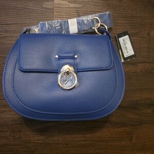 NWT Badgley Mischka Blue Shoulder Bag